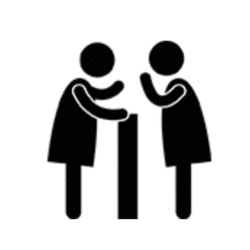 Pasar el rato y conversar con personas conocidas (amigos compañeros de clases)